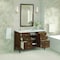 James Martin Vanities 48'' Vanity, Mid Century Walnut w/ 3 CM Lime Delight Quartz Top 485-V48-WLT-3LDL - alternate 4
